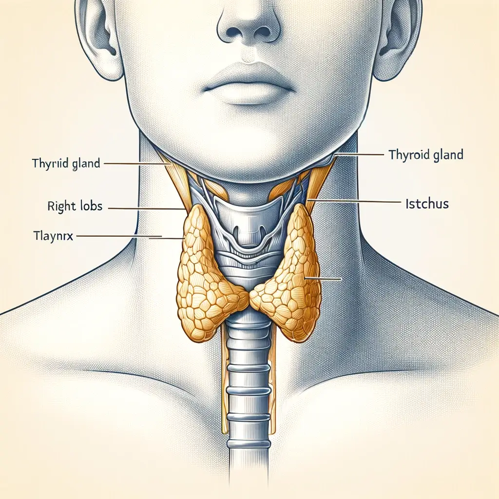 갑상선 위치와 모양