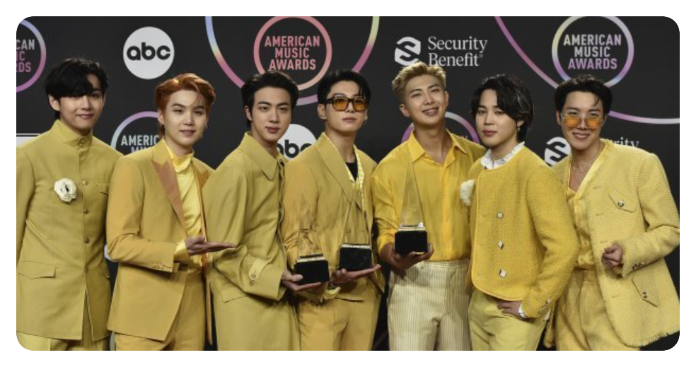  방탄소년단 AMA 3관왕 수상 영예 그래미수상까지 안을까?