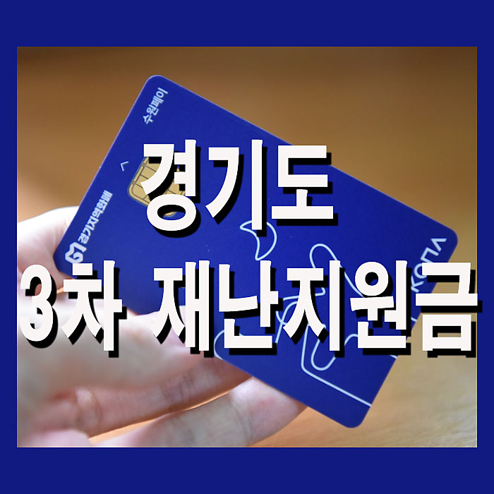  경기도 3차 재난지원금 신청방법