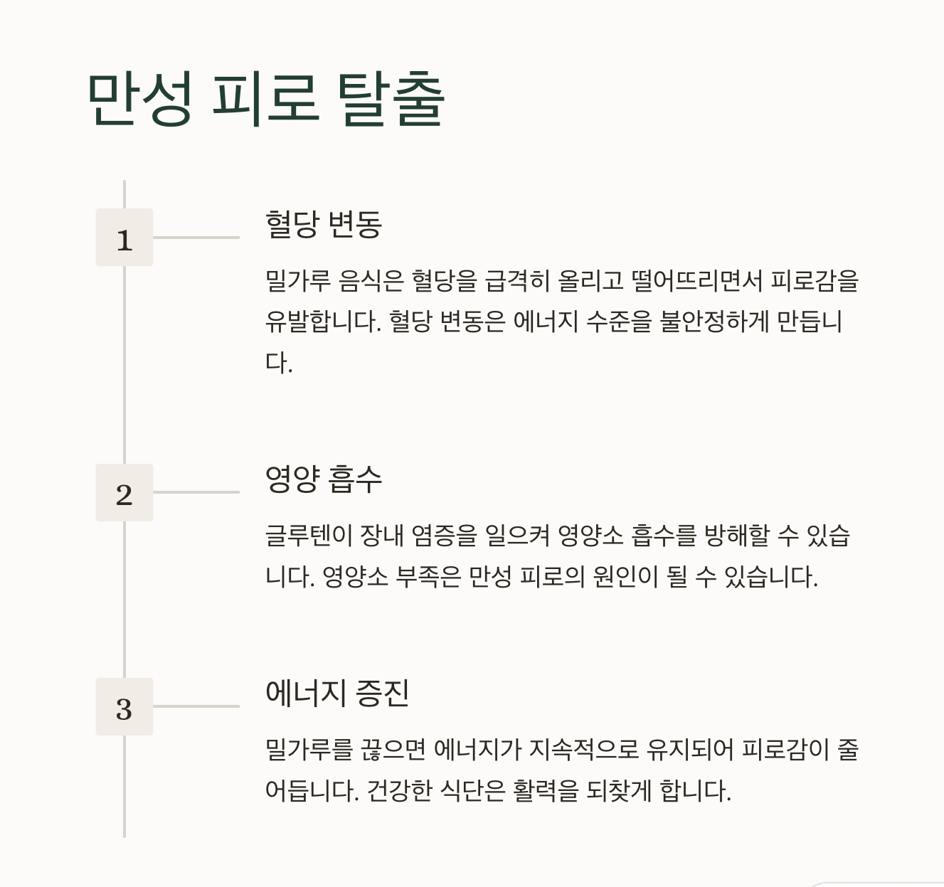 만성피로-탈출