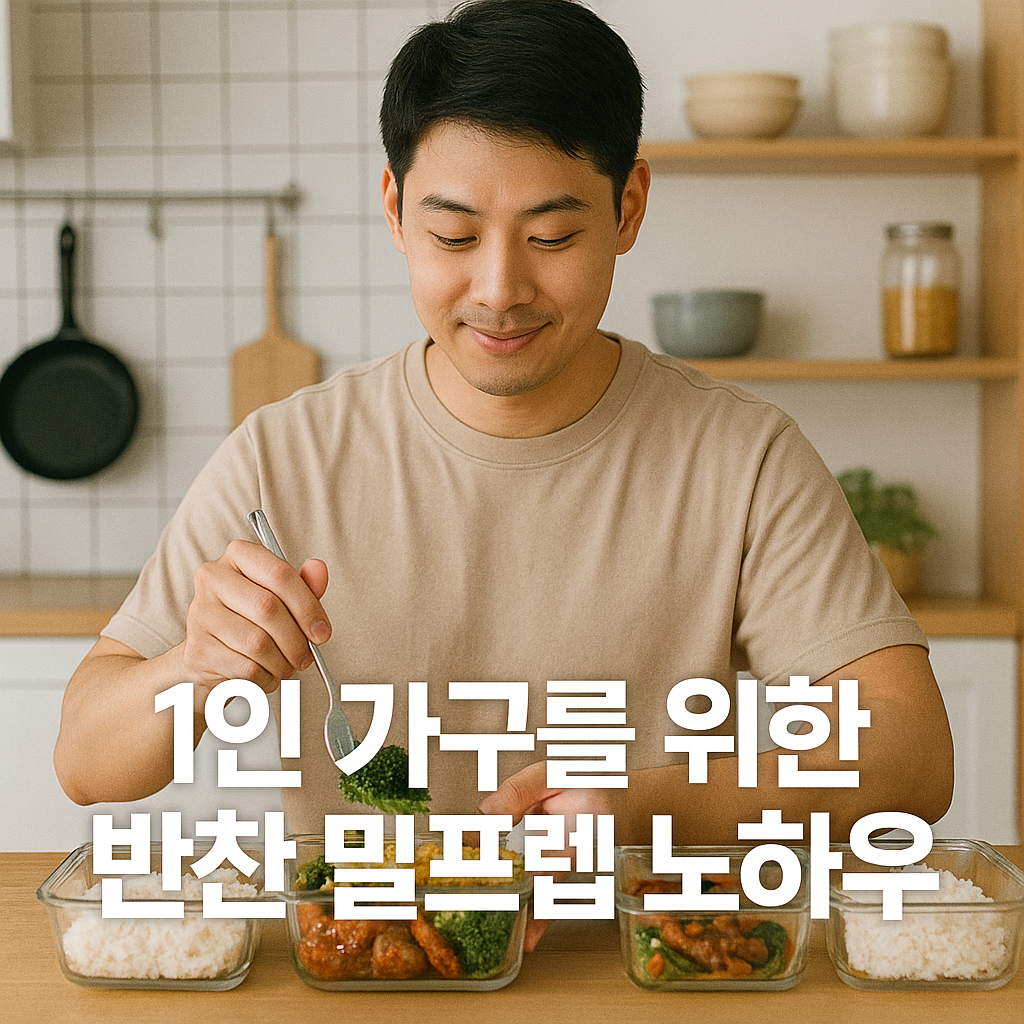 1인 가구를 위한 반찬 밀프렙 노하우