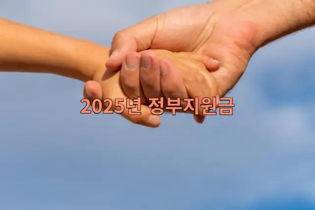 2025년 소상공인 지원금 관련 이미지
