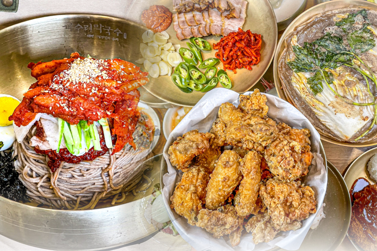 암사 맛집 막국수 추천 | 개수리막국수 암사점