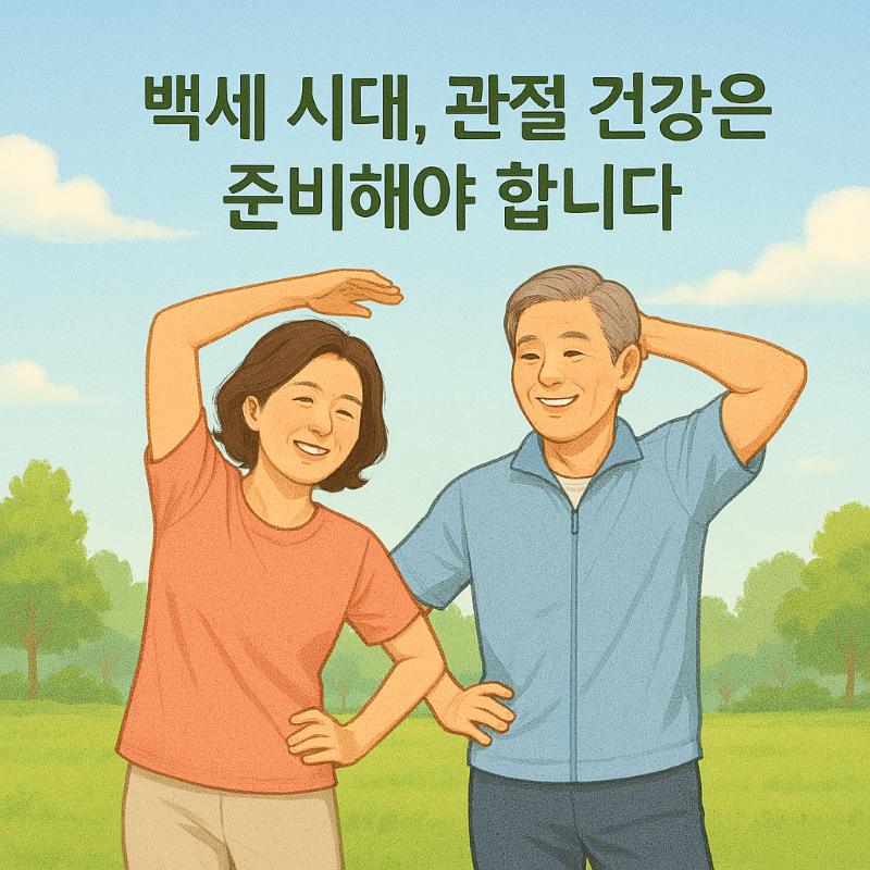 백세시대 관절 건강 지키는 운동 이미지