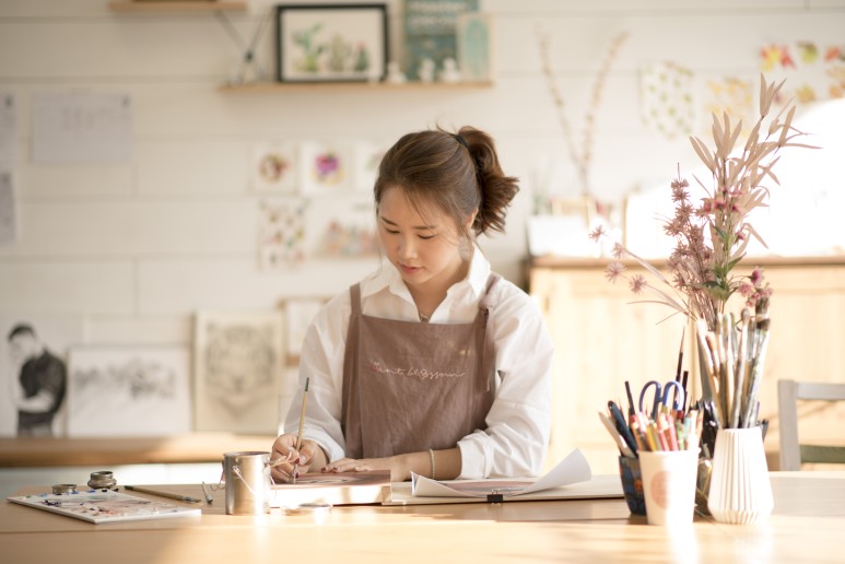 아몬드나무 별이 빛나는 밤 해바라기 인테리어 프레임 잠실 취미미술 아트 블라썸 고흐 아크릴 명화 원데이 클래스 5