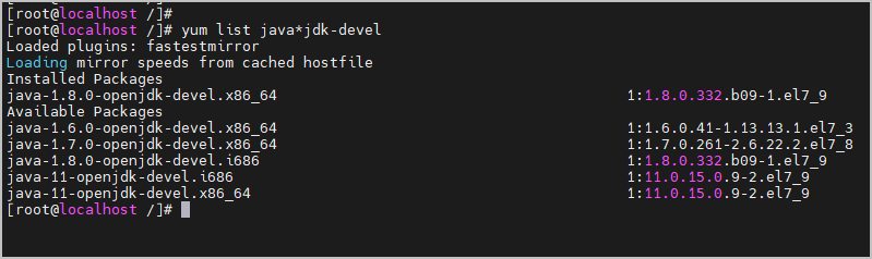  CentOS openJDK 설치 방법 및 java 버전 확인하기