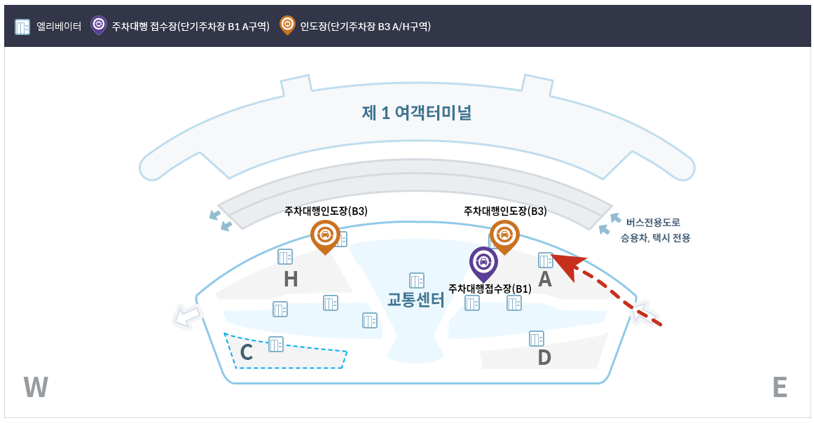 인천공항 제1여객터미널 공식 주차대행