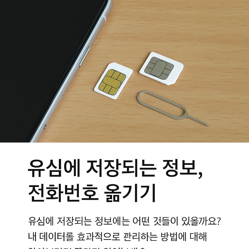 유심에 저장된 내용