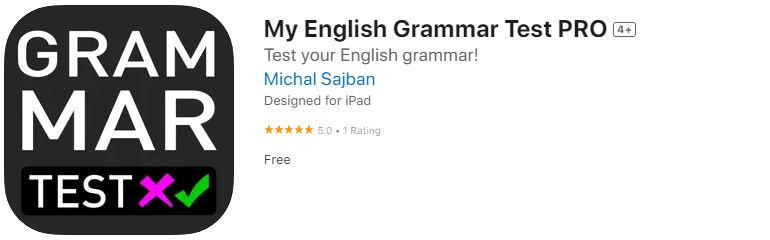 My English Grammar Test PRO