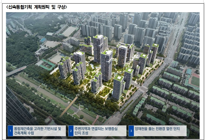  개포 경남·우성3차·현대1차아파트 3개 단지 통합재건축 신속통합기획 확정