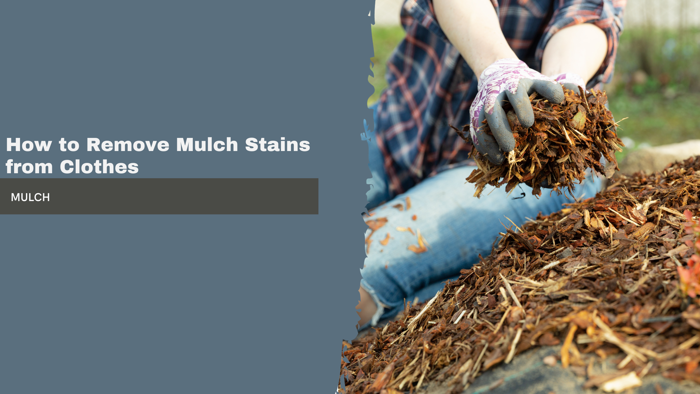 How to Remove Mulch Stains from Clothes