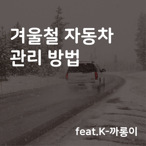 겨울철 자동차 관리방법 (feat.K-까롱이)