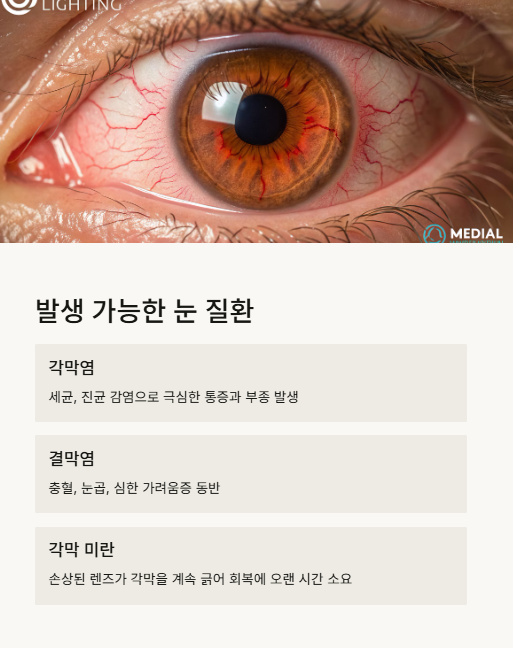 발생 가능한 눈 질환