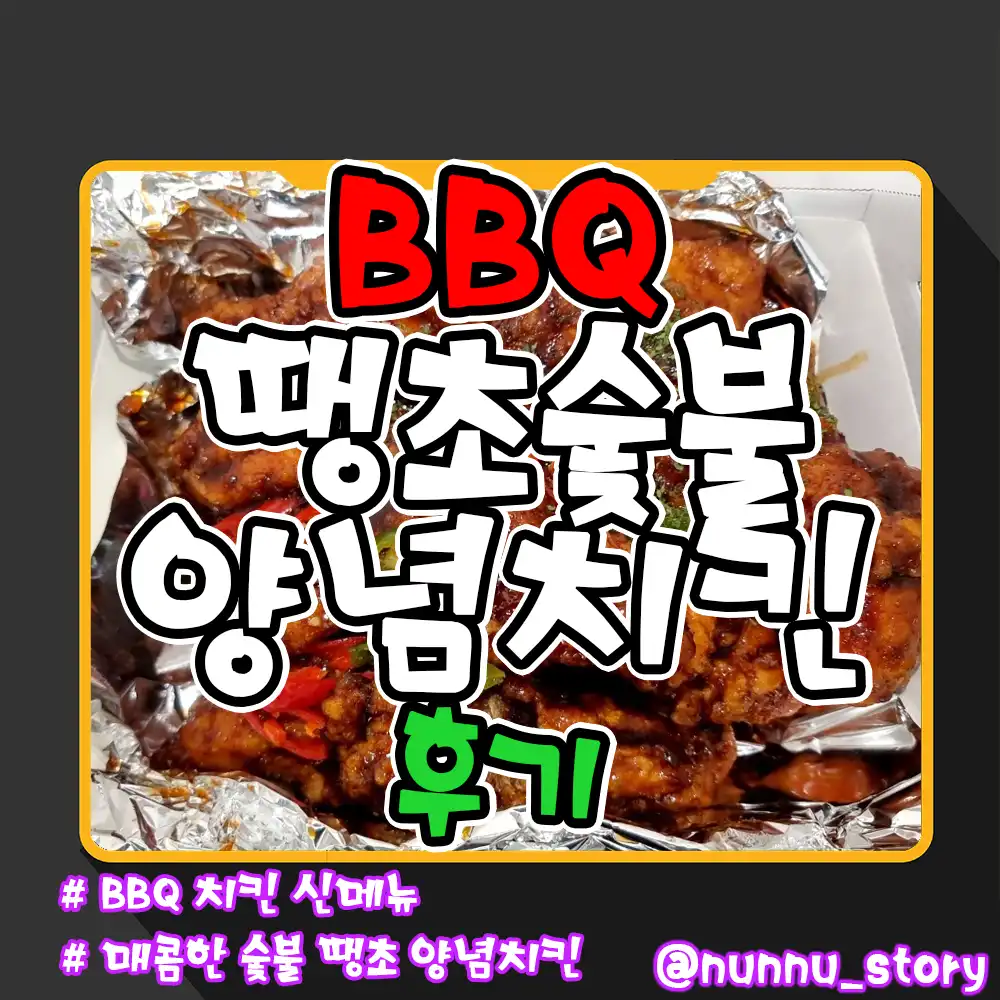 BBQ 땡초숯불양념치킨 후기