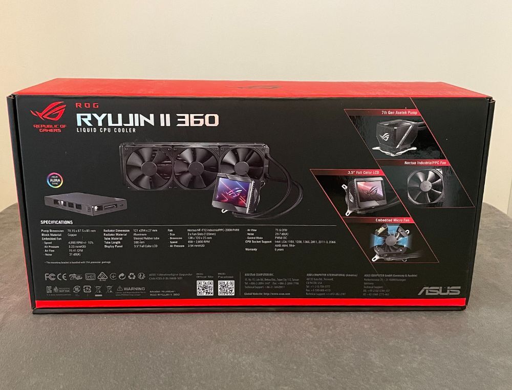 ASUS ROG Ryujin II 360 리뷰