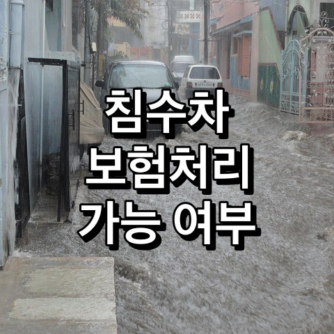 침수차-보험처리-가능-여부