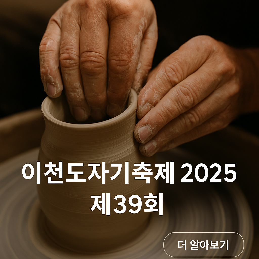 이천도자기축제 2025 제39회