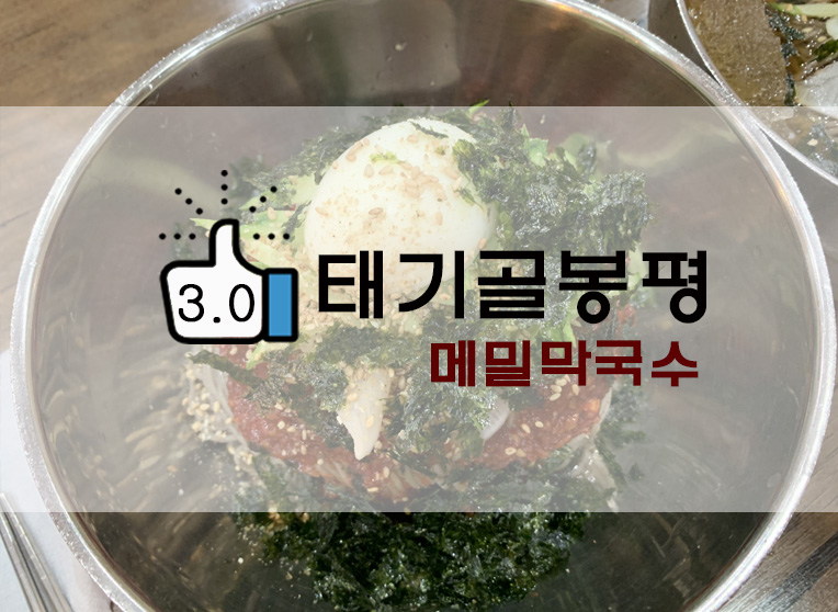  왕푸짐 태기골 봉평메밀막국수