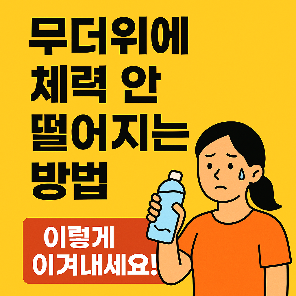 여름 무더위 체력 안 떨어지는 방법