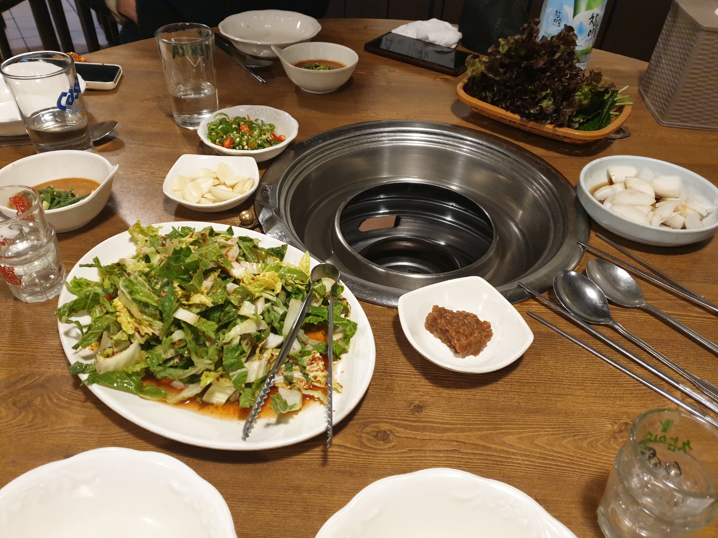 고기집 기본 반찬