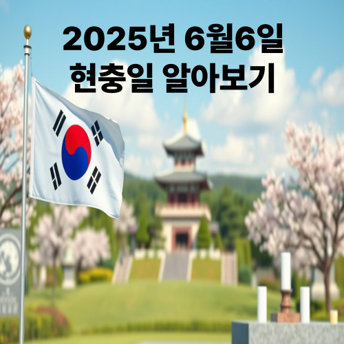 2025년 6월6일 현충일
