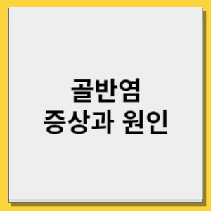 골반염 증상 원인