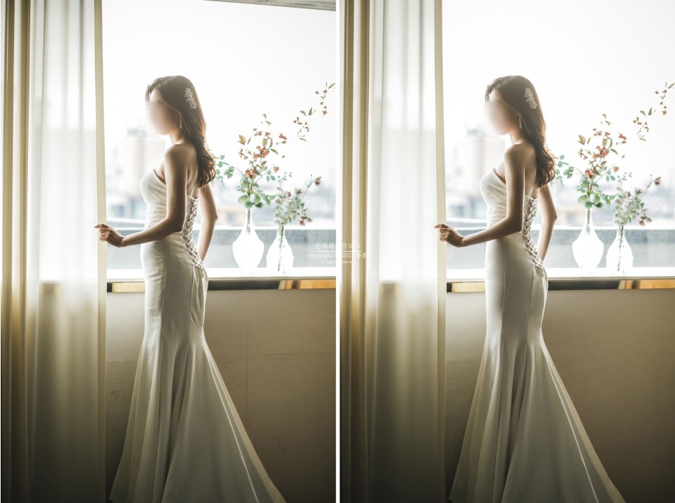 아니야 자연스러움 터치바이미 웨딩사진 보정업체 오버잖아 4