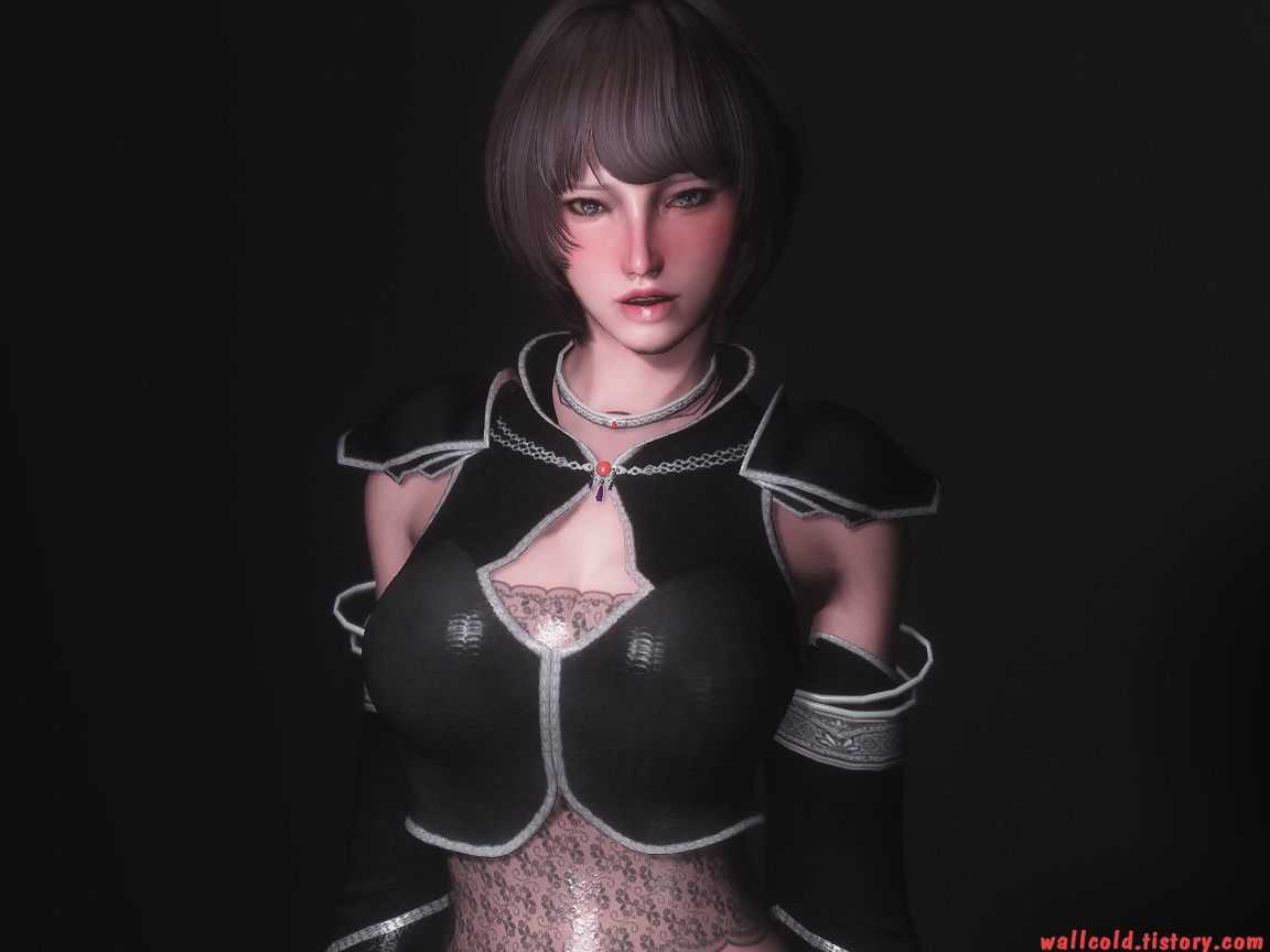 스카이림 의상 - 마법사 의상 sorceress armor clothes skyrim mod 001