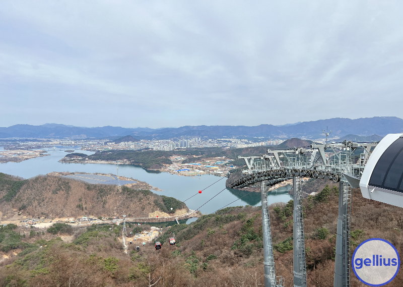 춘천 삼악산 케이블카 경치