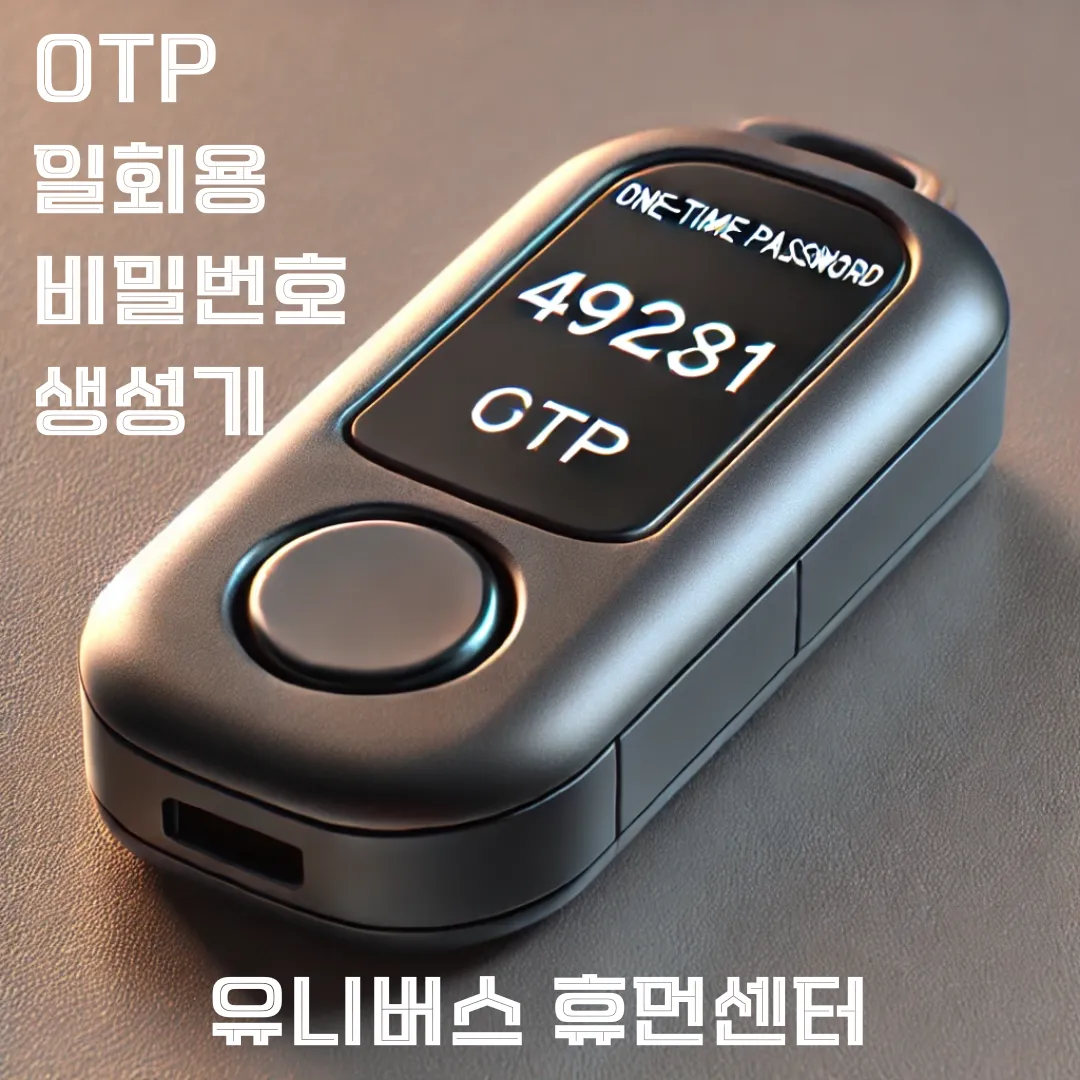 OTP 일회용 비밀번호 생성기