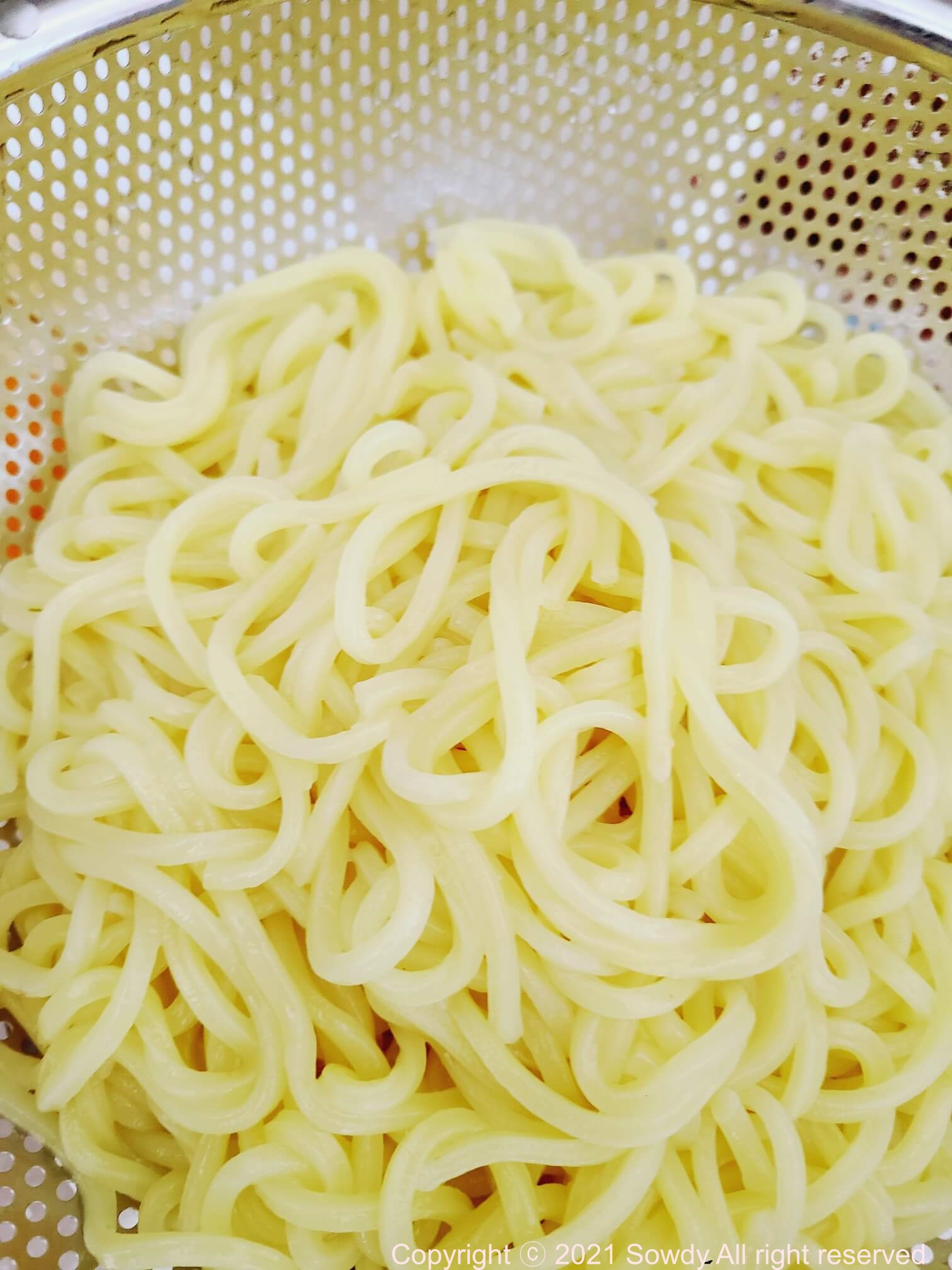 면 삶기