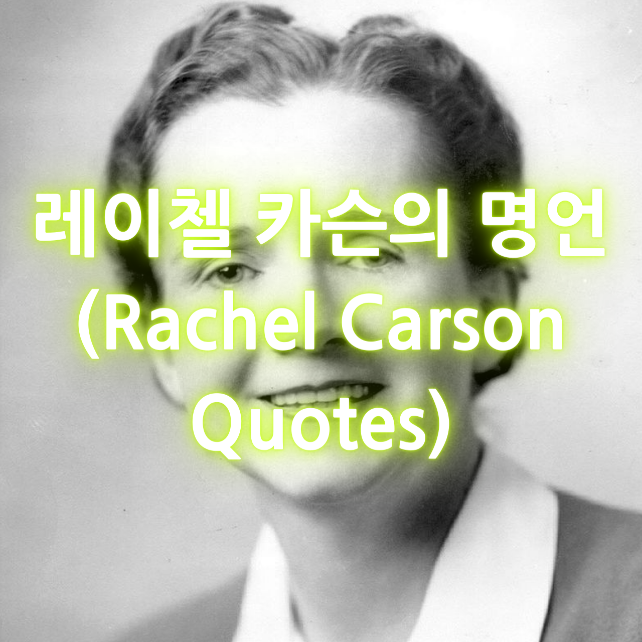 레이첼 카슨의 명언 (Rachel Carson Quotes)