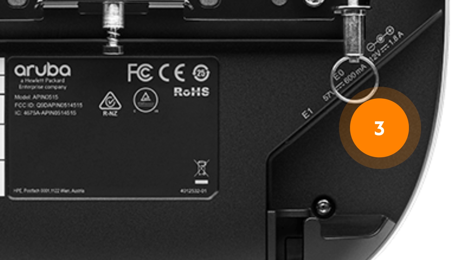 Aruba AP PoE 포트