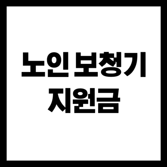 노인 보청기 지원금 김포시 국가보조금