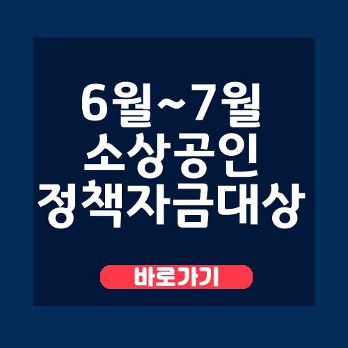  소상공인 정책자금 지원대상