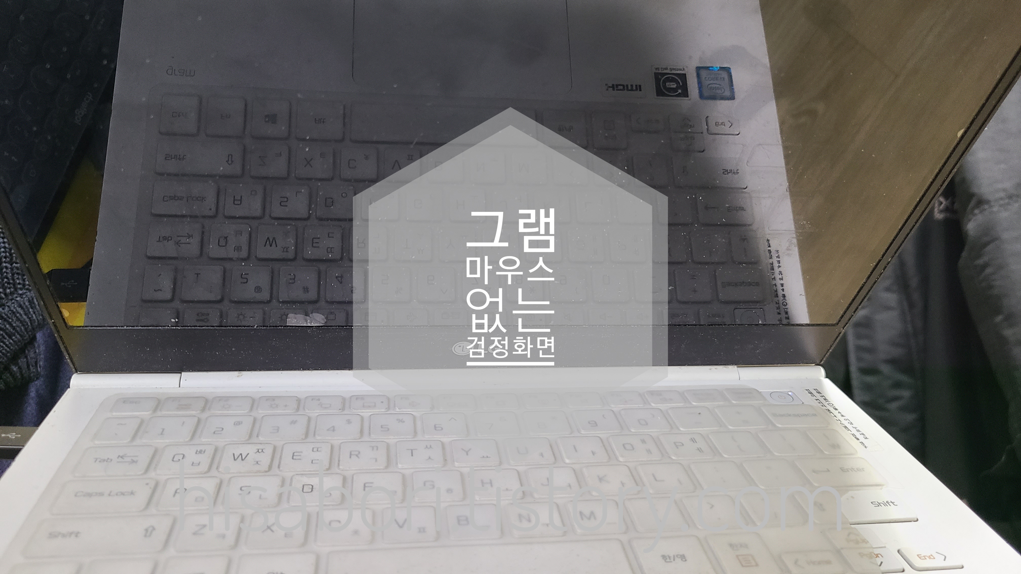  LG그램 부팅중 마우스없는 검정화면 해결법을 알아보자