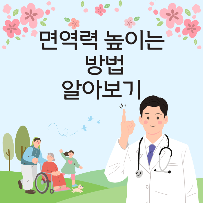  면역력 높이는 방법 알아보기
