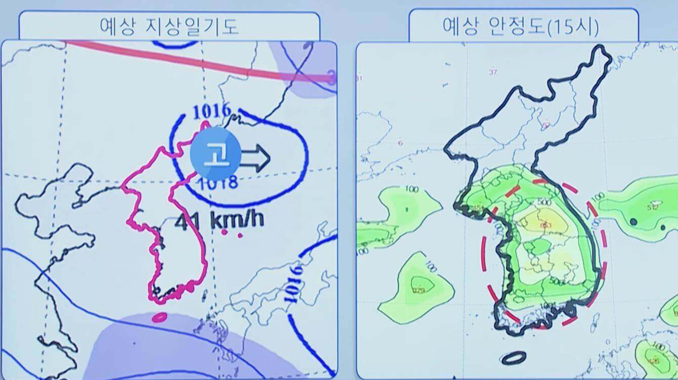 기압계 전망