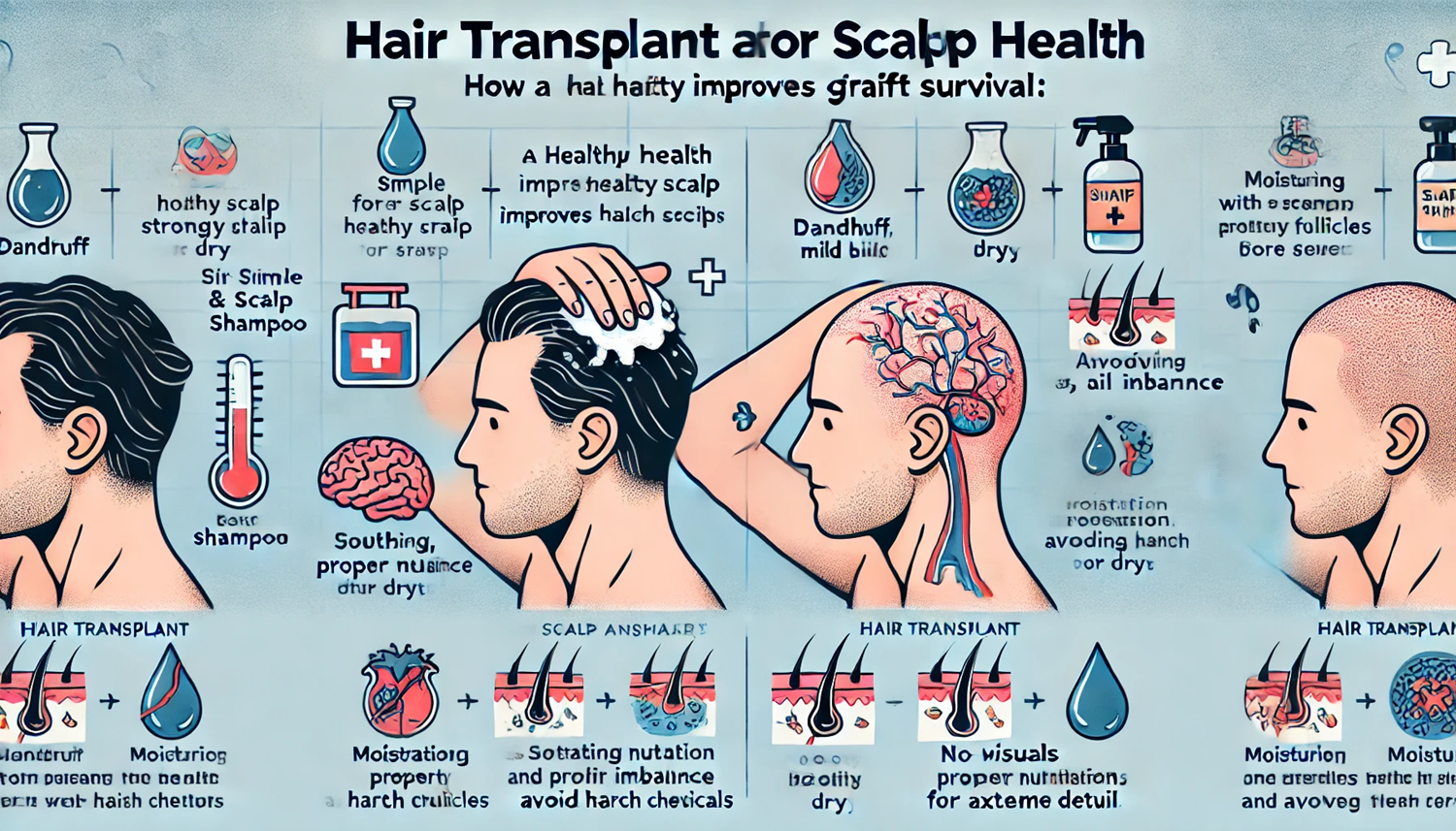 모발이식과 두피 건강