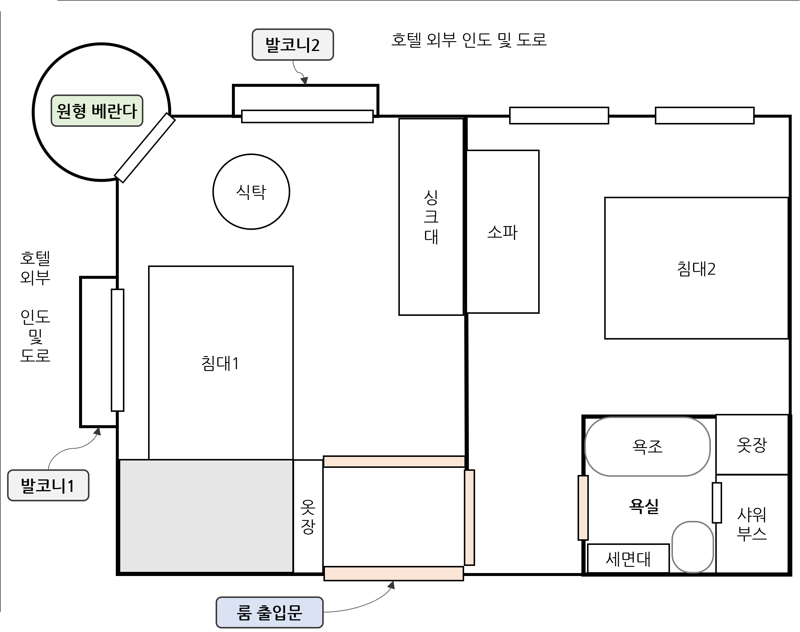 말로스트란스카 레지던스(Malostranska Residence) - Superior(슈페리어) 룸 구조