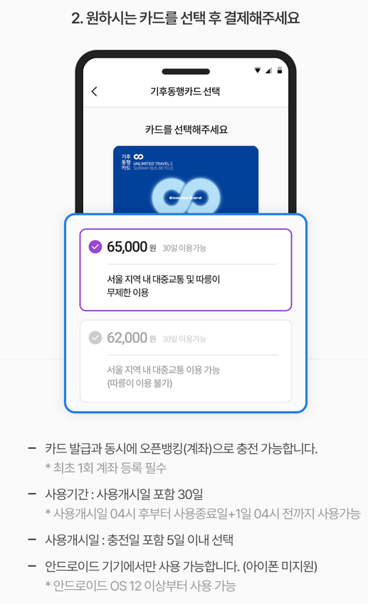 기후동행카드 신청