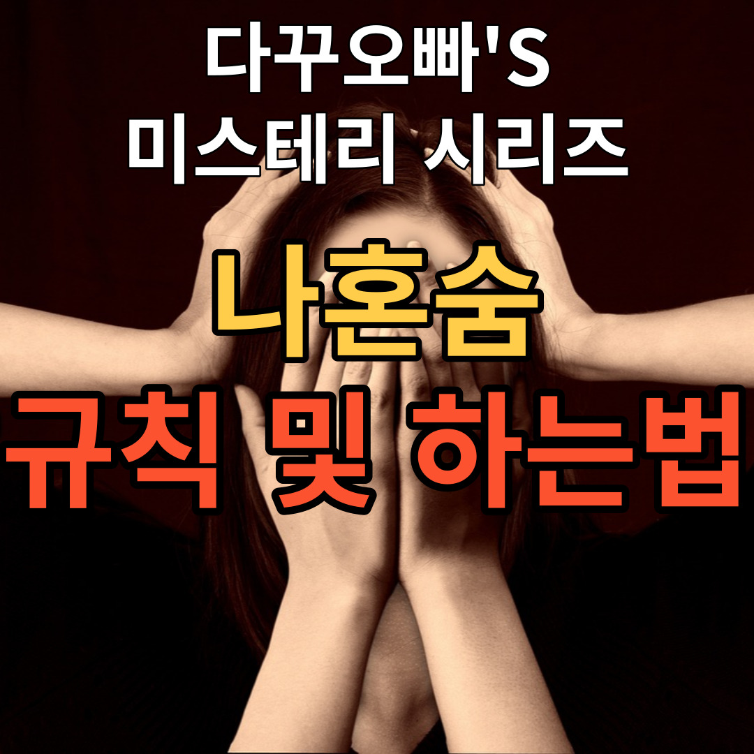  22. 나홀로 숨바꼭질(혼숨) 방법 하는법