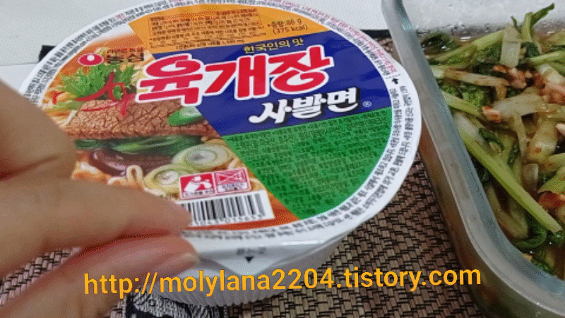  라면은 역시 육개장 사발면이 진리 (feat. 싱가포르에선 농심 육개장 사발면 한개가 $1.6)