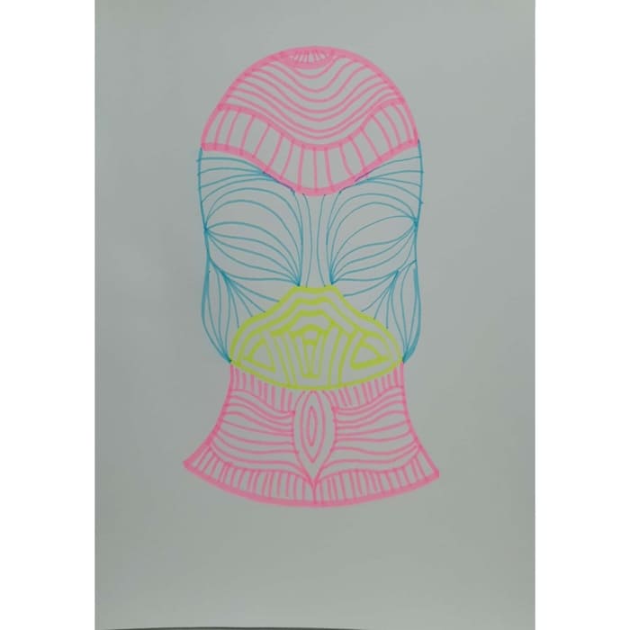  마스크 Mask 일러스트 그림 드로잉 2020 언젠가는 벗을 수 있기를