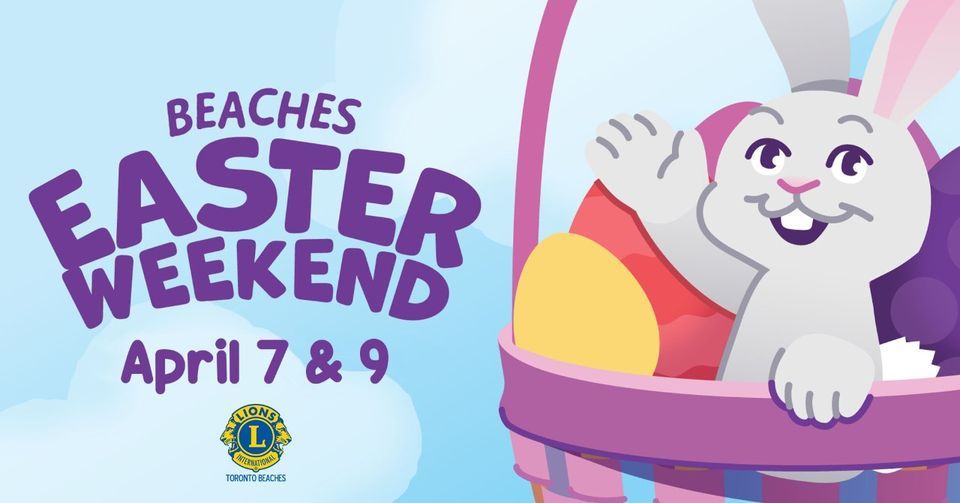 toronto beaches easter weekend parade poster