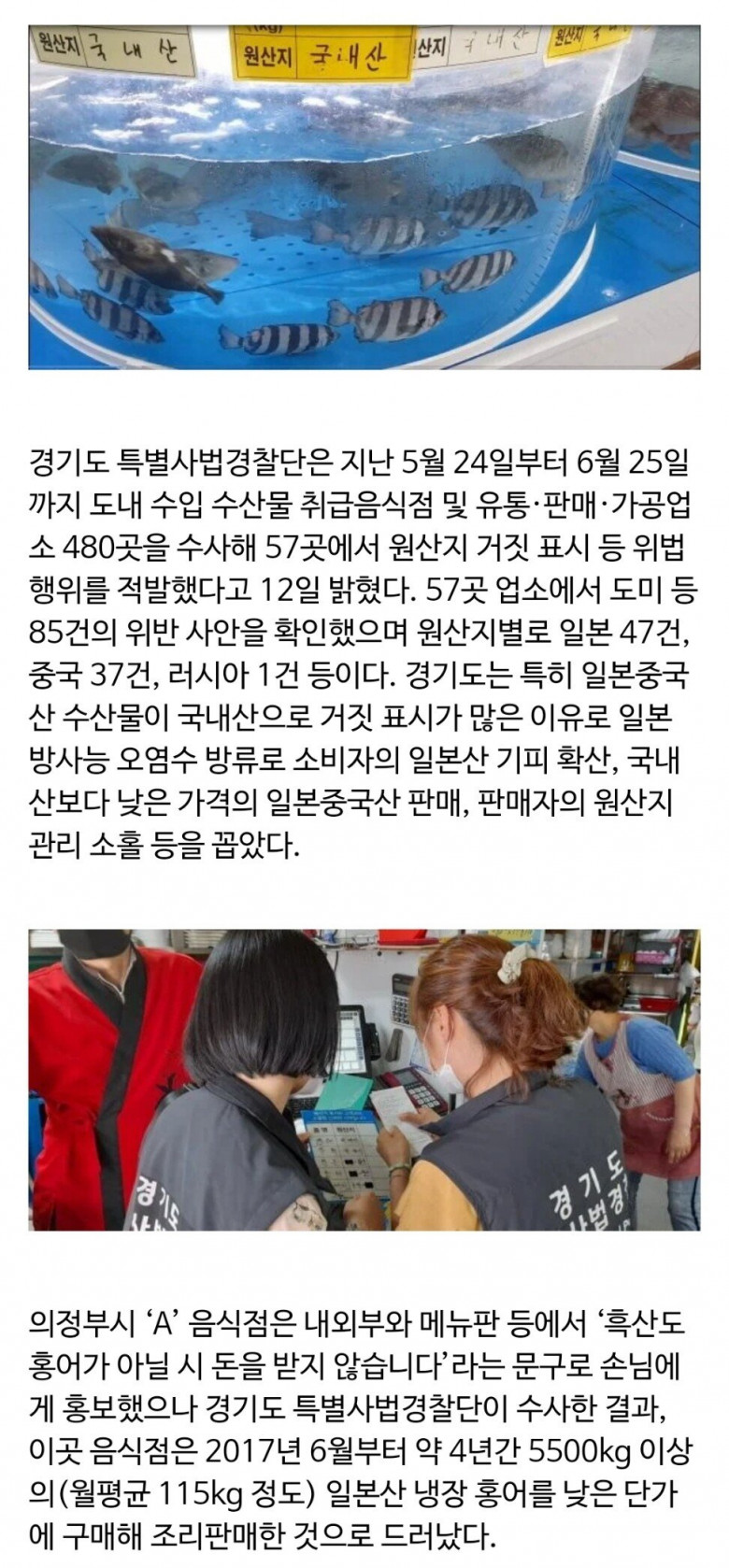 흑산도홍어 이미지