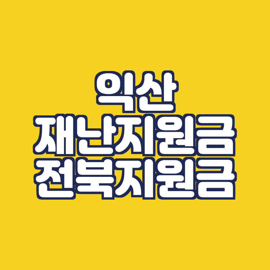  익산 재난지원금 (전북 재난지원금)