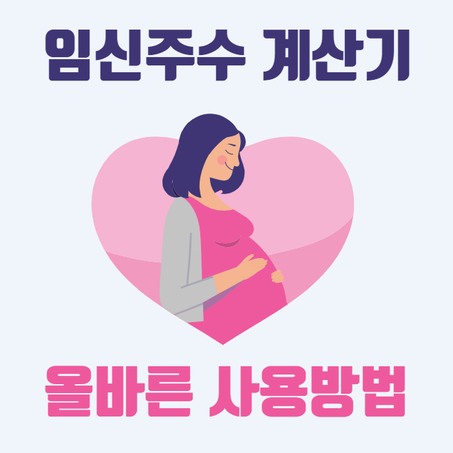 임신주수 계산기