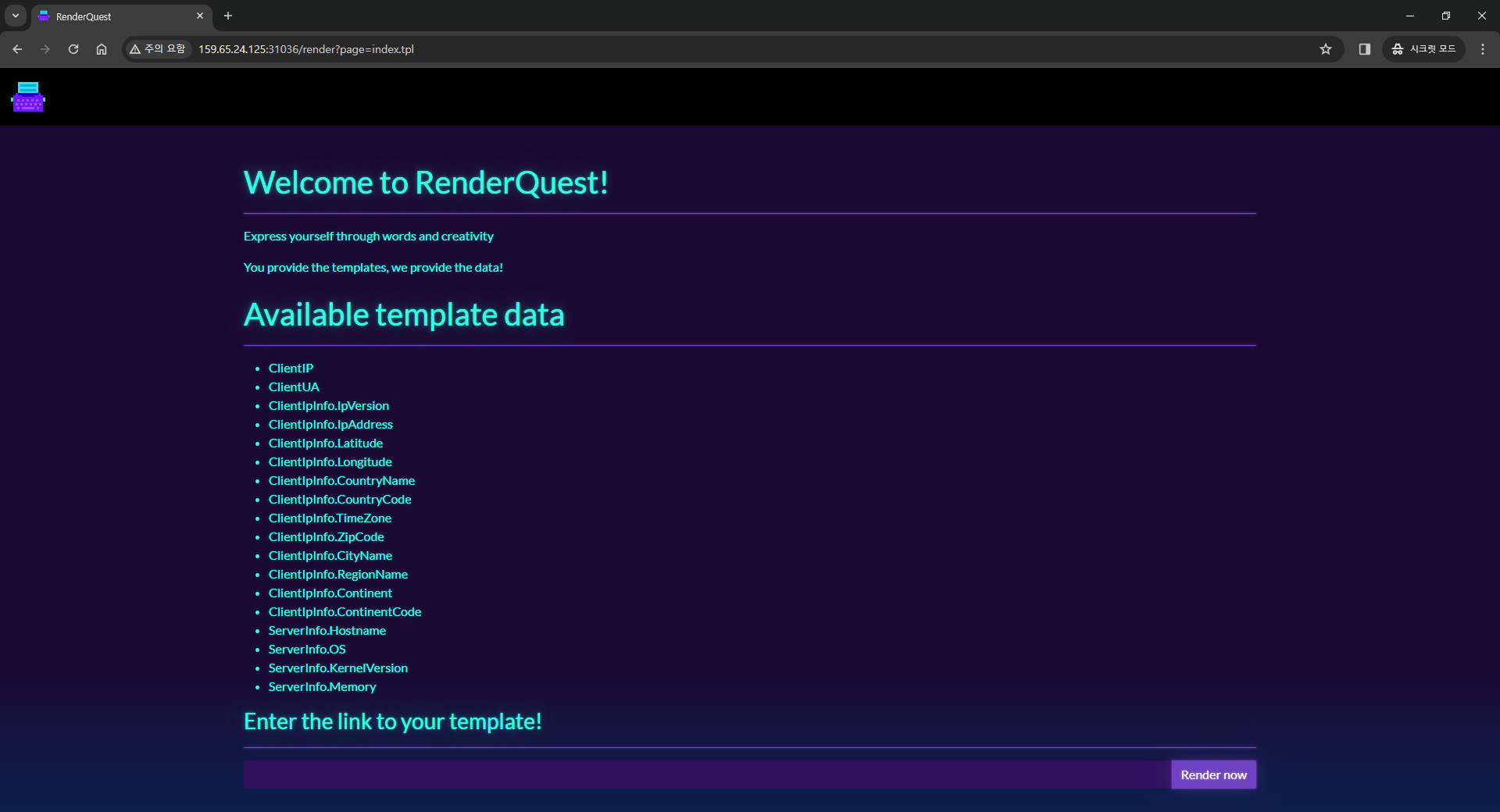  hackthebox web render quest writeup 