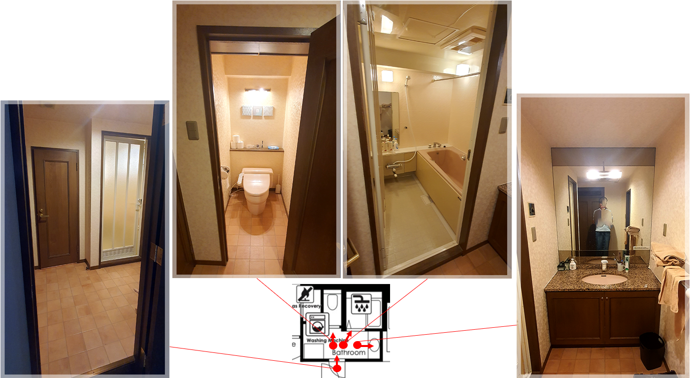 일본 홋카이도 삿포로&#44; 5인 숙소 - NK4 (NK Home BLD)&#44; 욕실(Bathroom)